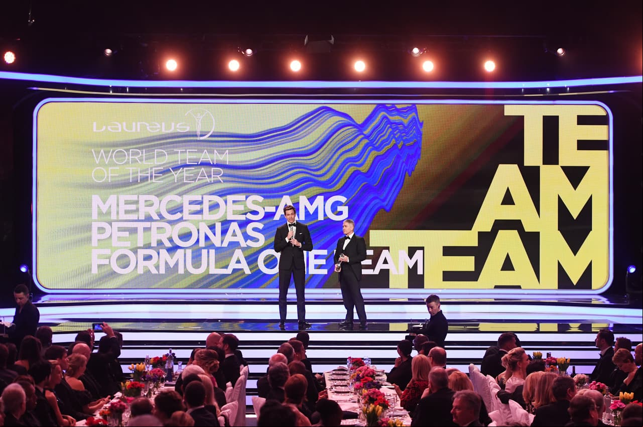 En la categoría de 
<b>Mejor Equipo del Año, </b>la escudería Mercedes F1 fue quien se quedó con el galardón.
