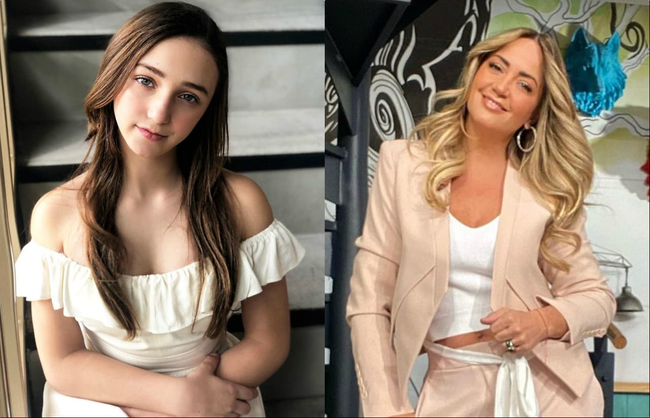 Andrea Legarreta acompaña a Nina a las grabaciones de Te Acuerdas de Mí y muestra cómo la maquillan