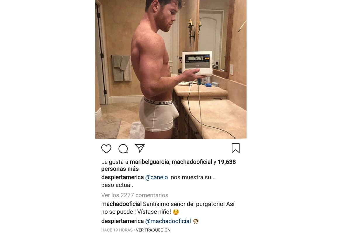 Saúl "Canelo" Álvarez desató comentarios como el de Alicia Machado