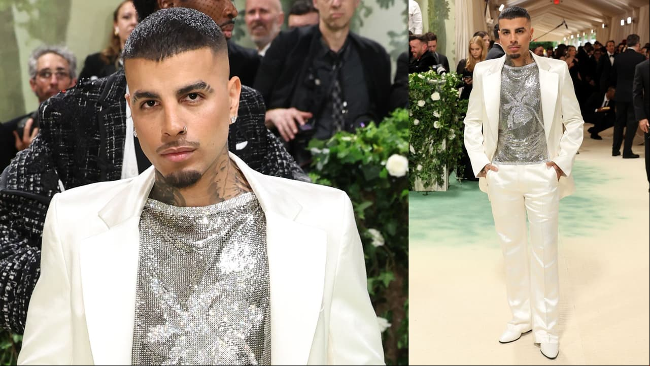 Rauw Alejandro en la Met Gala 2024.