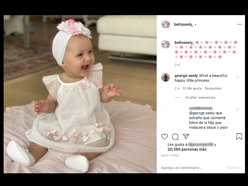 George Seely, esposo de Marlene Favela, reaparece en redes para dejarle amoroso mensaje a su hija Bella.