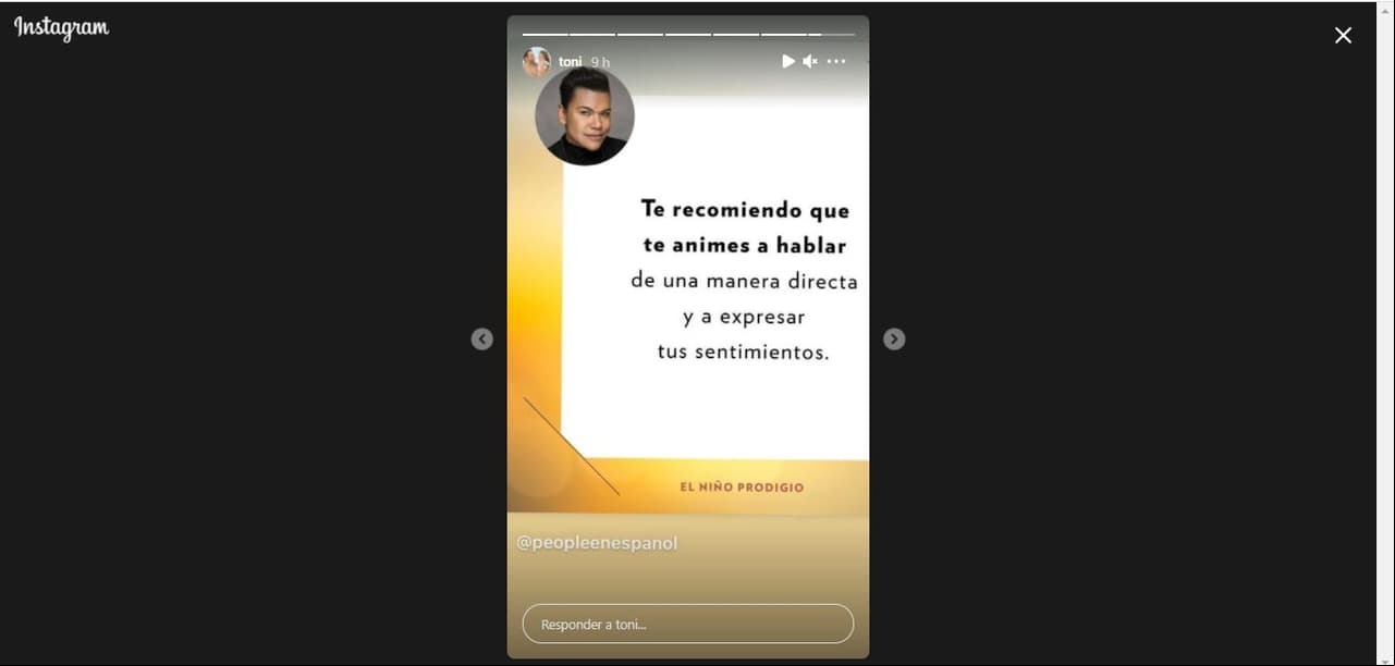 El mensaje compartido por el bailarín avivó los rumores de reconciliación con Adamari López.