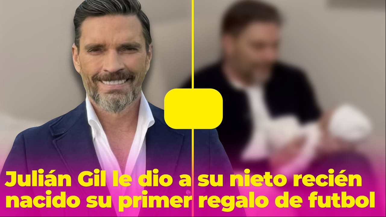 Julián Gil le dio un adorable regalo a su nieto recién nacido, pero su novia no estuvo tan de acuerdo