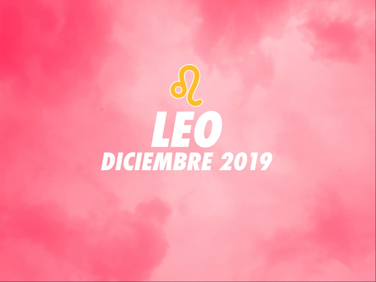 Horóscopo Leo: diciembre 2019