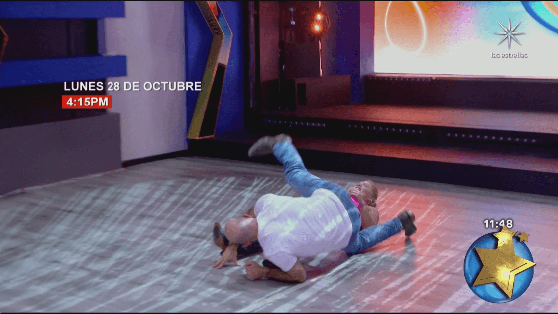 Sandra Itzel e Imanol sufren accidente en ensayo de Las Estrellas bailan en Hoy