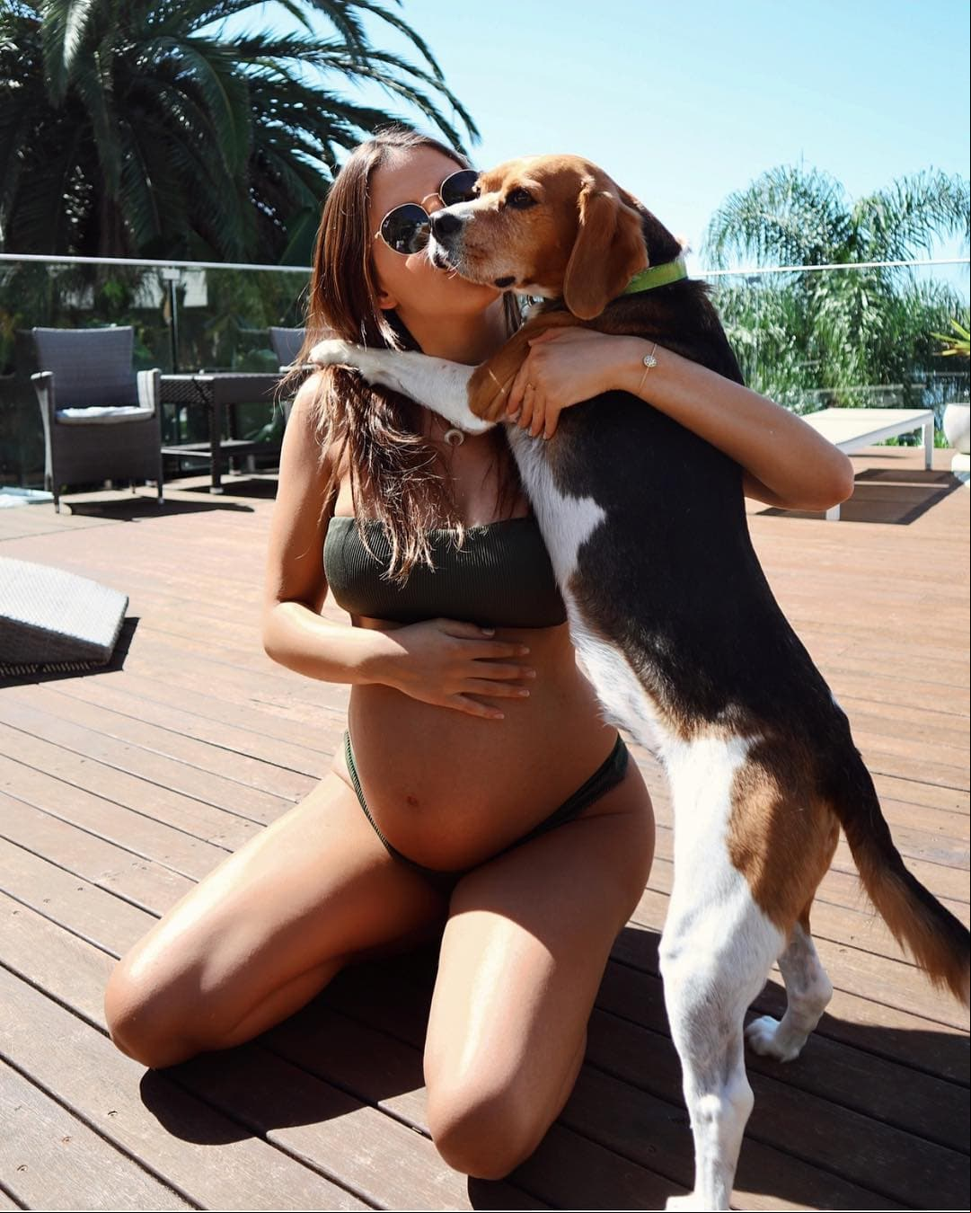 La modelo aprovechó una vez más sus redes sociales para mostrar su amor por los animales.