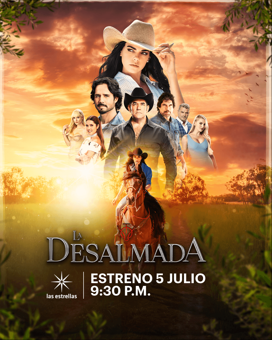 Livia Brito y el elenco de 'La Desalmada' estelarizan el primer póster de la telenovela