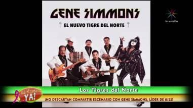 Los Tigres del Norte compartirían escenario con Gene Simmons de Kiss