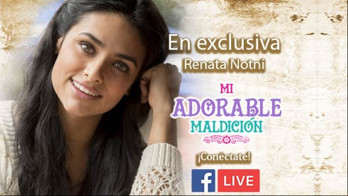 Renata Notni a través de FACEBOOK LIVE