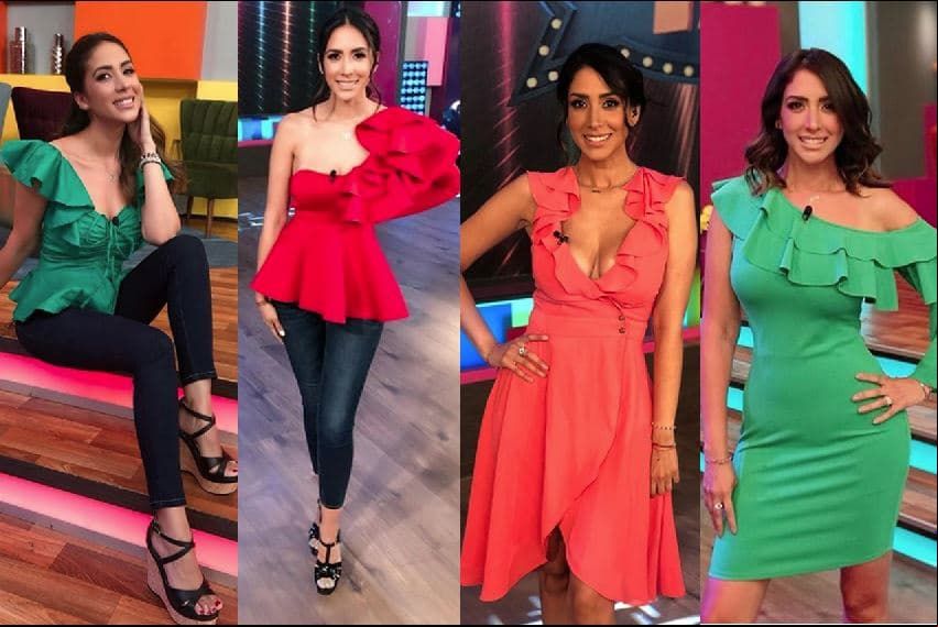 Olanes en blusas o vestidos.