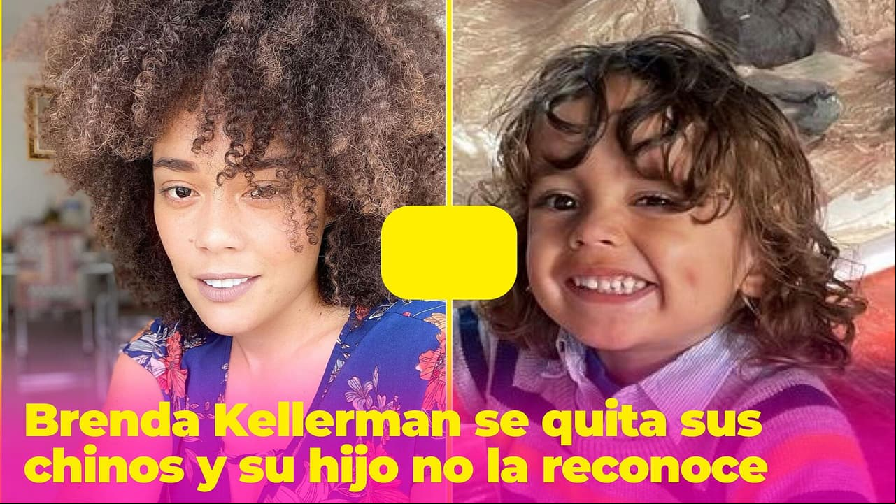 “¡Soy yo, mamita!”: Brenda Kellerman se quita sus chinos y su hijo Tadeo no la reconoció