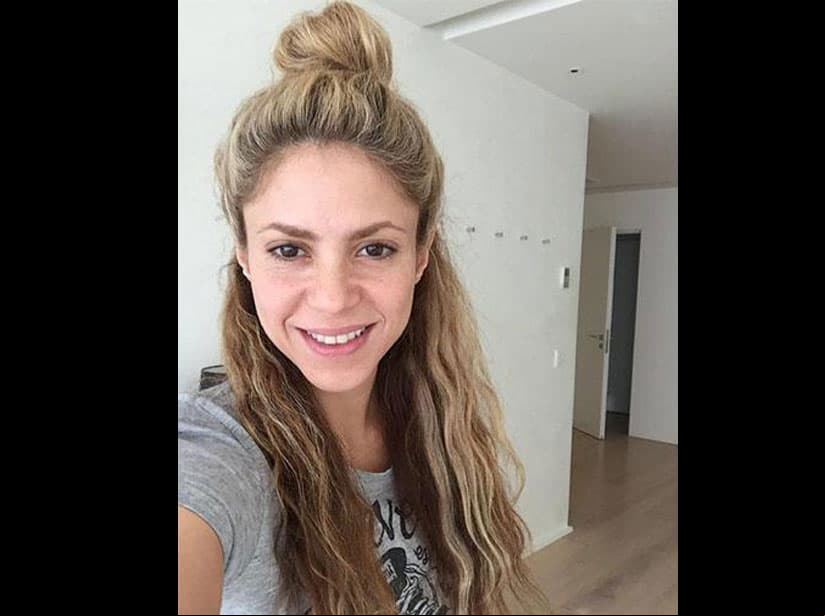 Shakira compartió una fotografía sin maquillaje