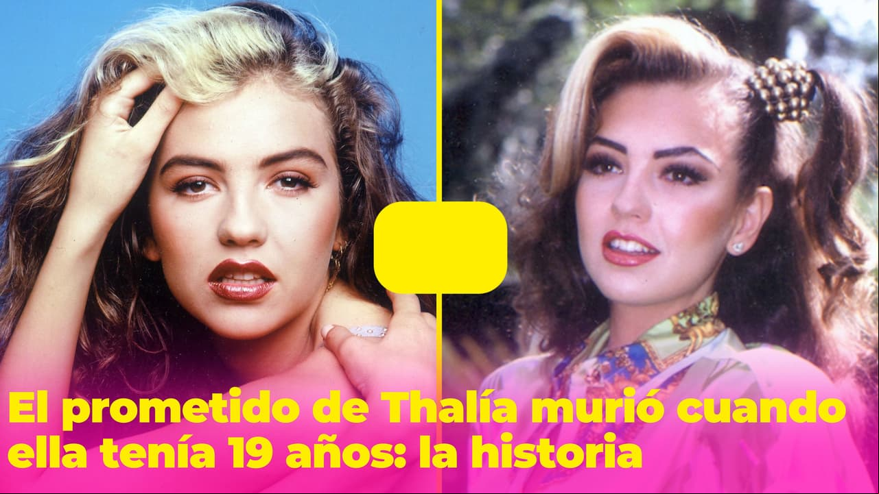 Thalía se convirtió en viuda con solo 19 años: su trágica historia de amor que pocos recuerdan