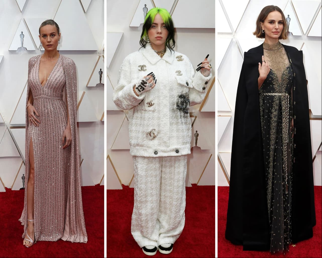 Alta costura, glitter, largas uñas acrílicas y mucho glamour; esto y más luce durante la entrega número 92 de los Premios de la Academia