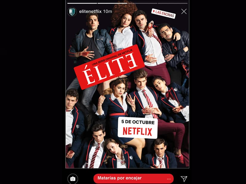 Póster de la serie 'Élite', lo nuevo de Netflix España