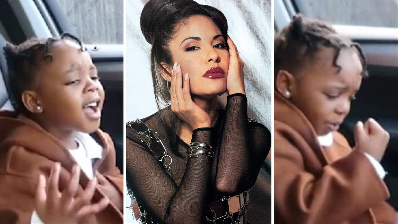 Con tan solo 4 años y sin hablar español, esta pequeña enterneció las redes al interpretar a Selena