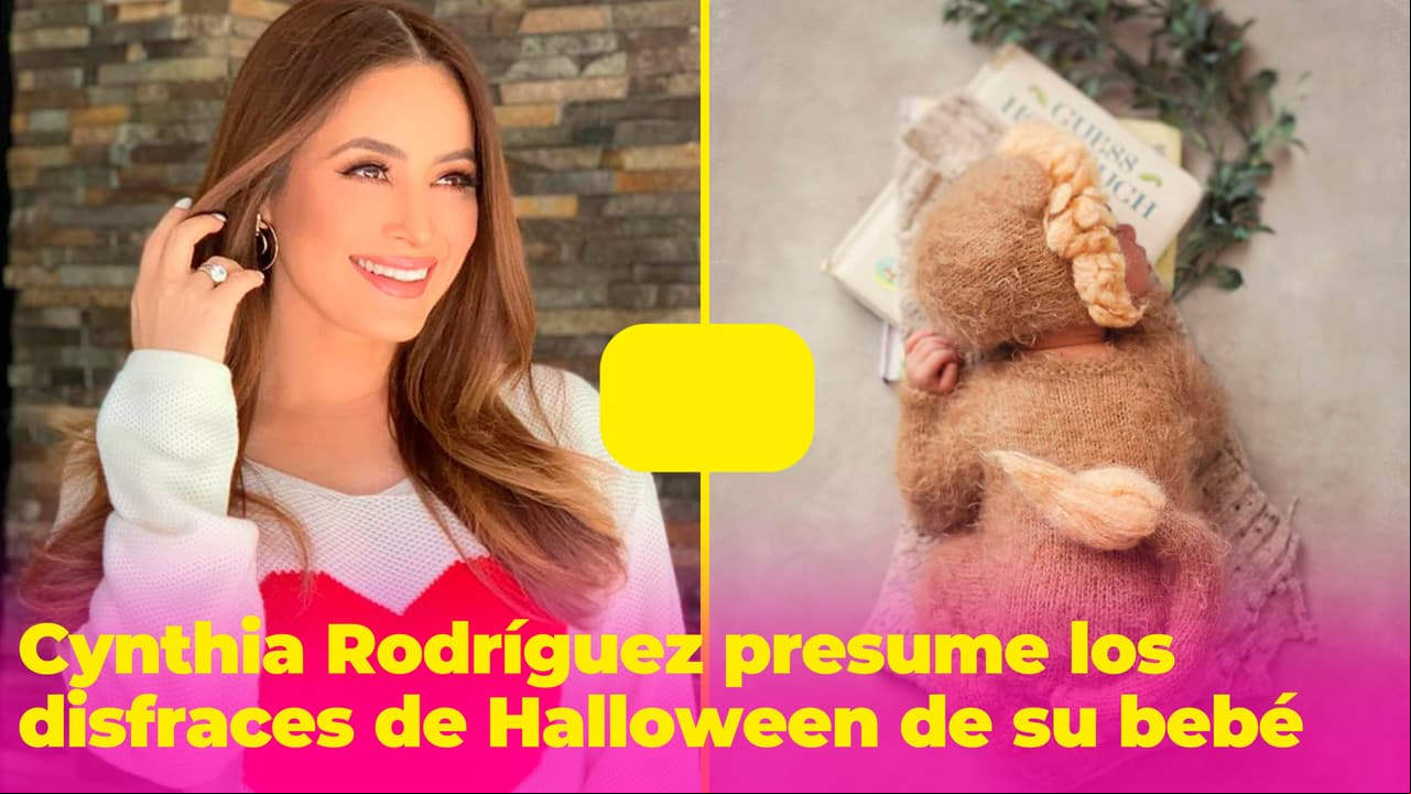 Cynthia Rodríguez ya tiene los disfraces de Halloween para su bebé y fans eligen su favorito