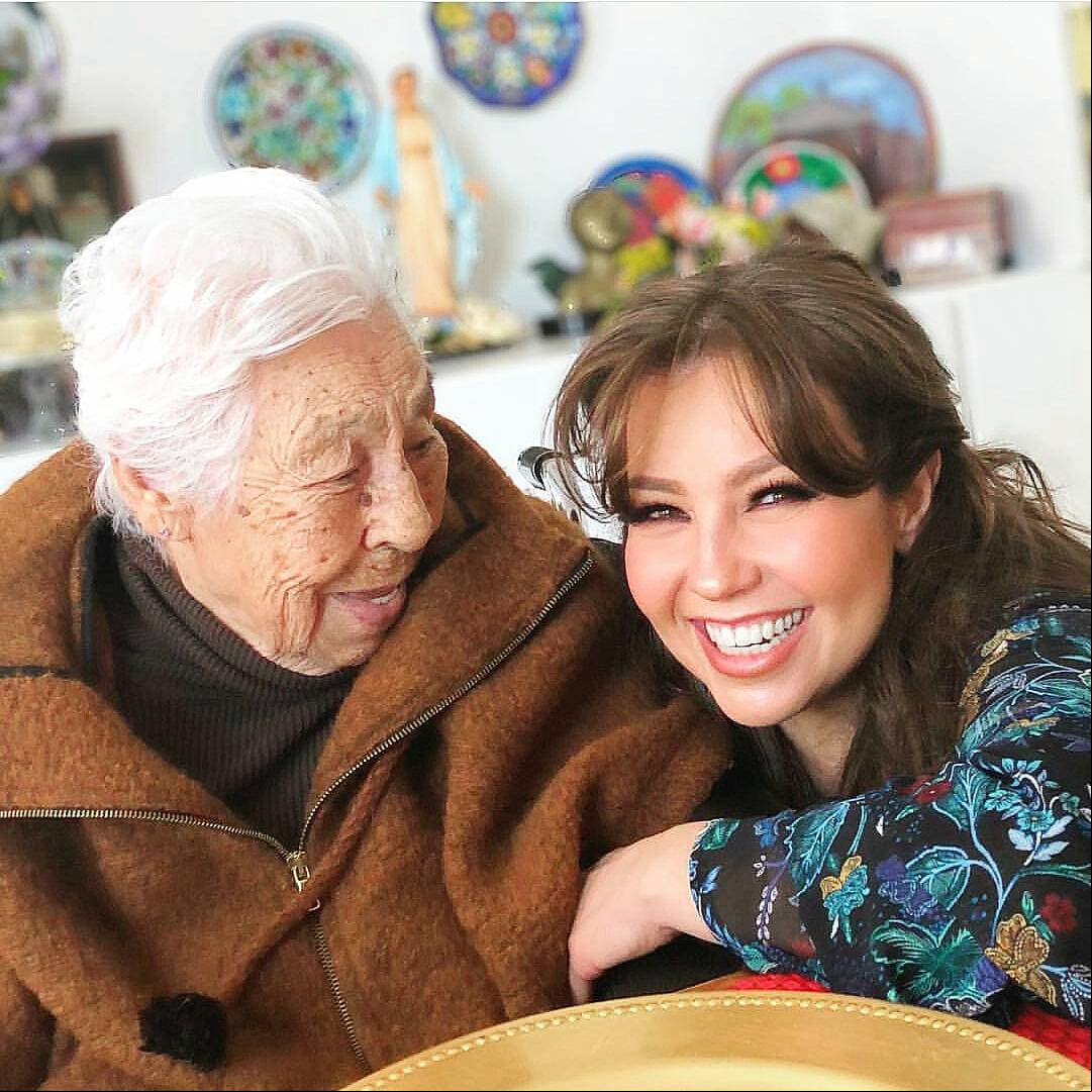 La abuelita de Thalía registra problemas de salud a sus 103 años