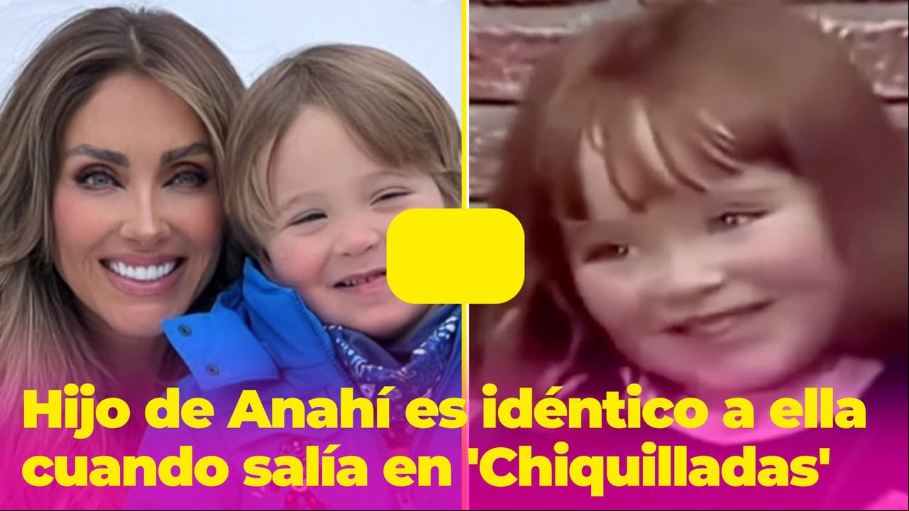 Anahí 'volvió a nacer' en su hijo menor: es igualito a ella cuando salía en 'Chiquilladas'