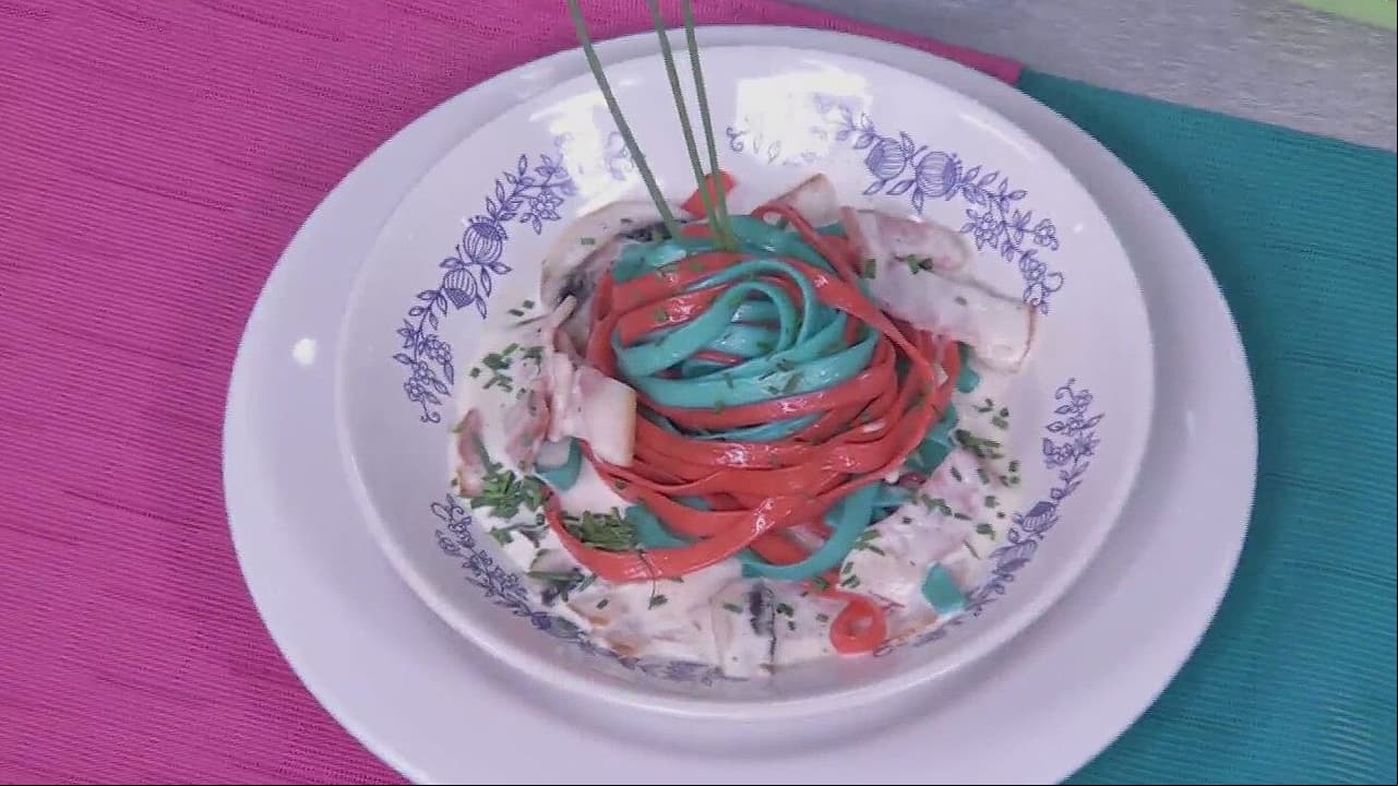 Receta de pasta multicolor para deleitar a los niños en estas vacaciones