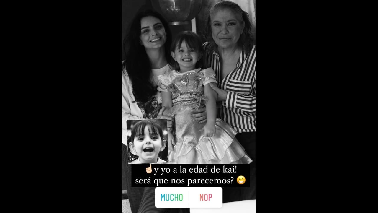 “3 generaciones en 1 foto… Siempre me preguntan por mi mamá, así que aquí dejo esta foto de hoy juntas. A todas las mamás del mundo (y aún más a las guerreras que buscan la crianza consciente a la vez que nutren su propia individualidad) mi máximo respeto, porque ser mamá es lo más increíble, duro, impresionante, fuerte, maravilloso, confrontante, alucinante, rudo, extraordinario, delicioso, agotador y chin**n del mundo”, indicó.
