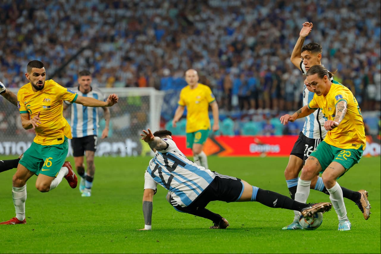 Argentina cumple con las expectativas y avanz a Cuartos de Final tras derrotar a Australia.