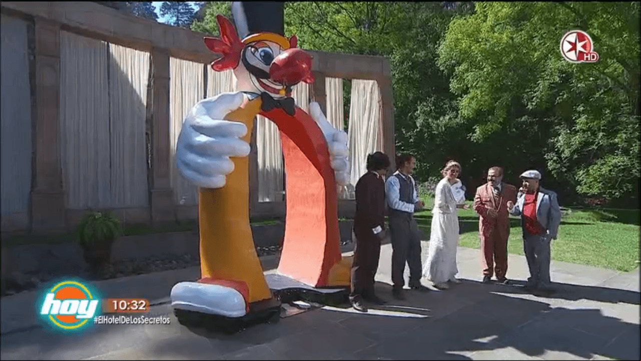 Con mucha elegancia se los Cargó el payaso