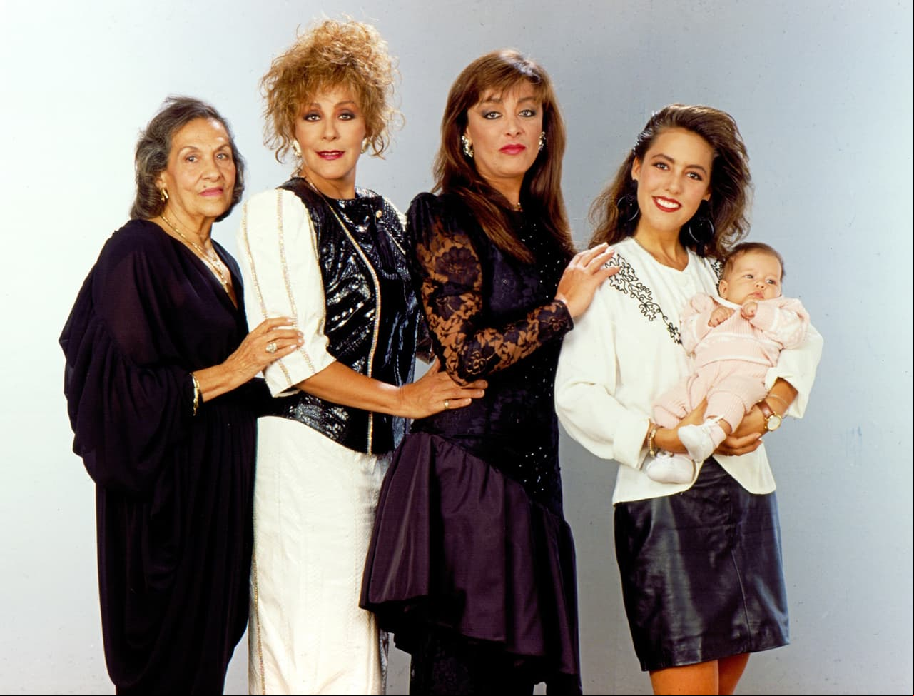 Diferentes generaciones de la familia Pinal
