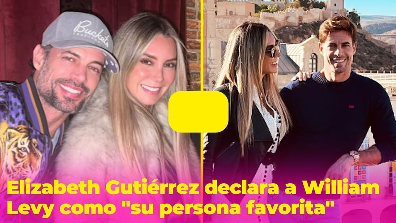 Elizabeth Gutiérrez inició el año derrochando amor por William Levy: lo declaró "su persona favorita"