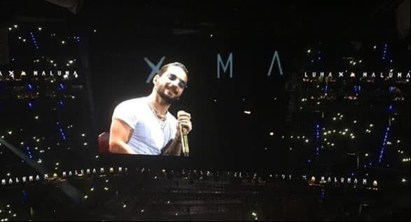 Maluma llora en el último show de su gira en la CDMX