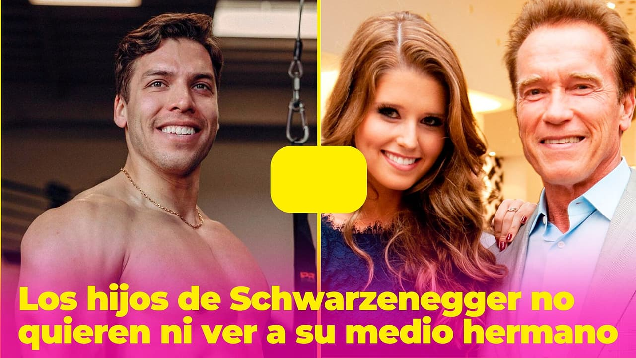 Los hijos de Schwarzenegger no quieren ni ver a su medio hermano: no soportan su polémico origen