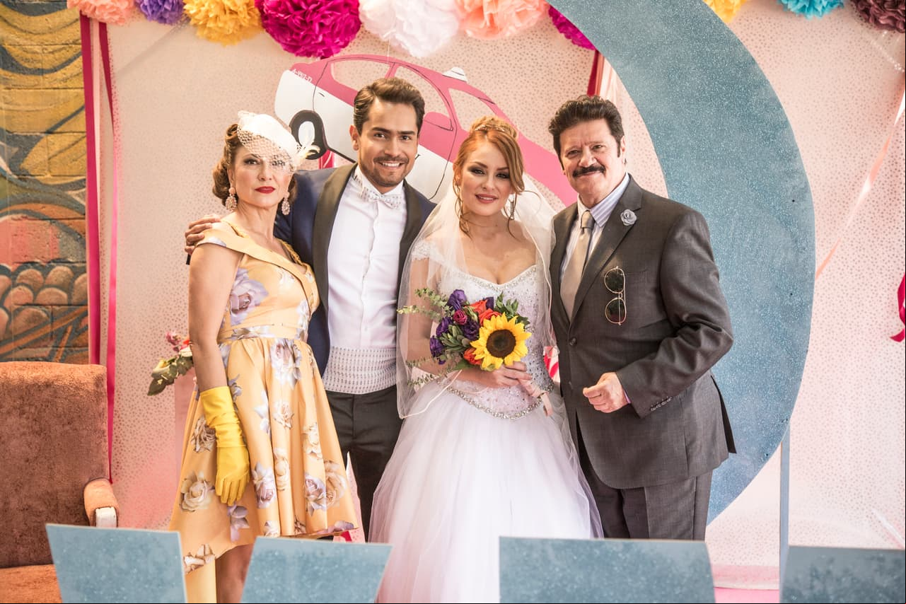 Luego con 'Don Fede', quien aprovechó el evento para pedirle matrimonio a su 'Solecita'.