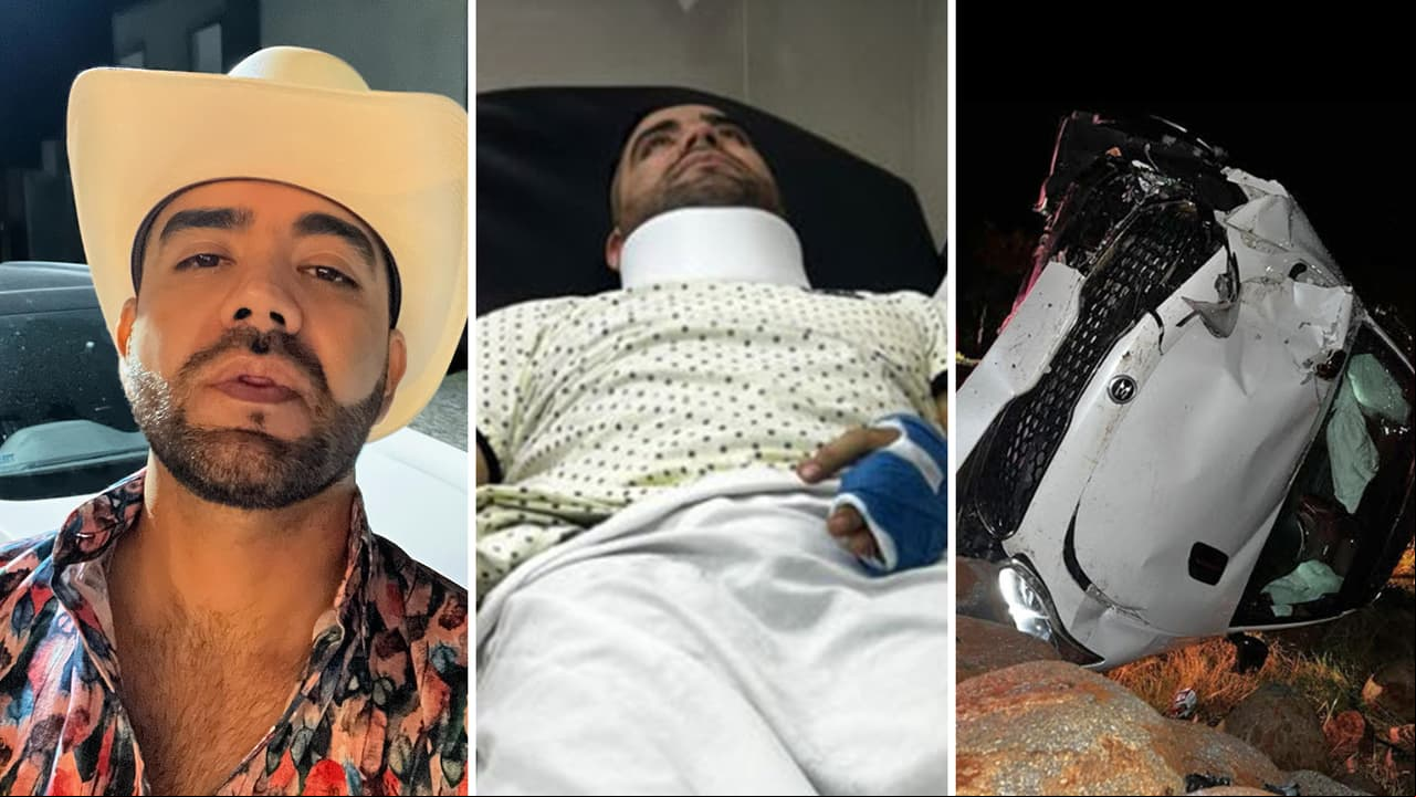 Cantante Edwin García sufre accidente: lo reportan con "fuertes lesiones"