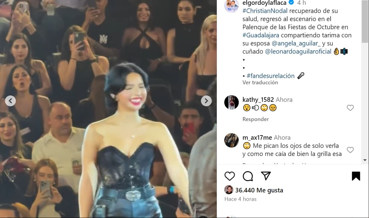 Ángela Aguilar dejó ver su vientre tras rumores de embarazo