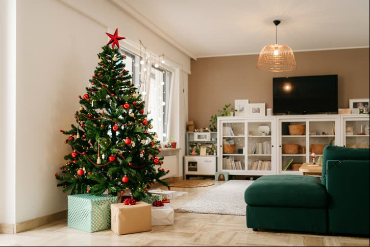 Dónde poner tu árbol de Navidad y cómo decorarlo, según el Feng shui