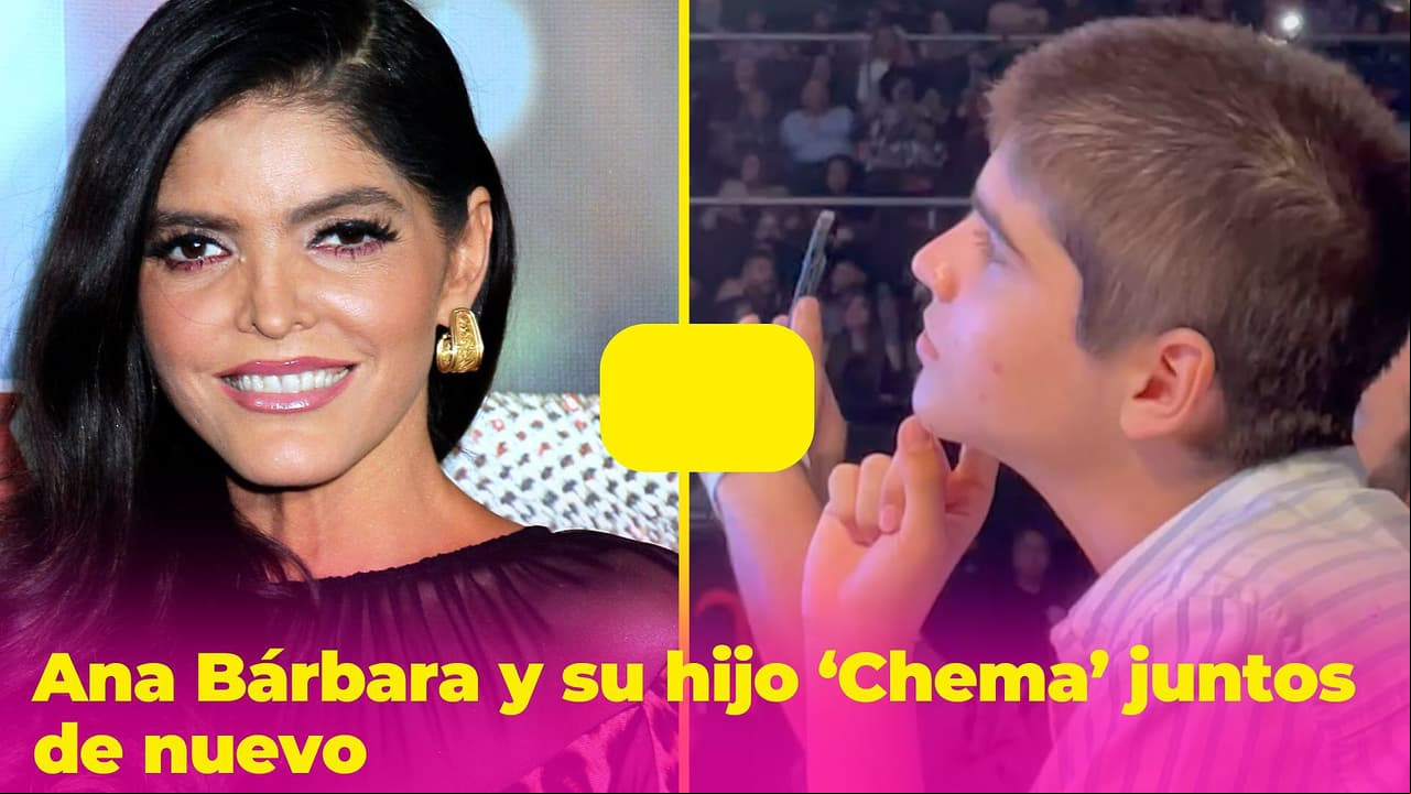 Ana Bárbara y su hijo 'Chema' juntos de nuevo: así ponen alto a las especulaciones