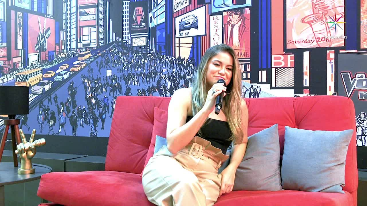 Sofía Reyes emocionada por ser parte del #TeamNatalia