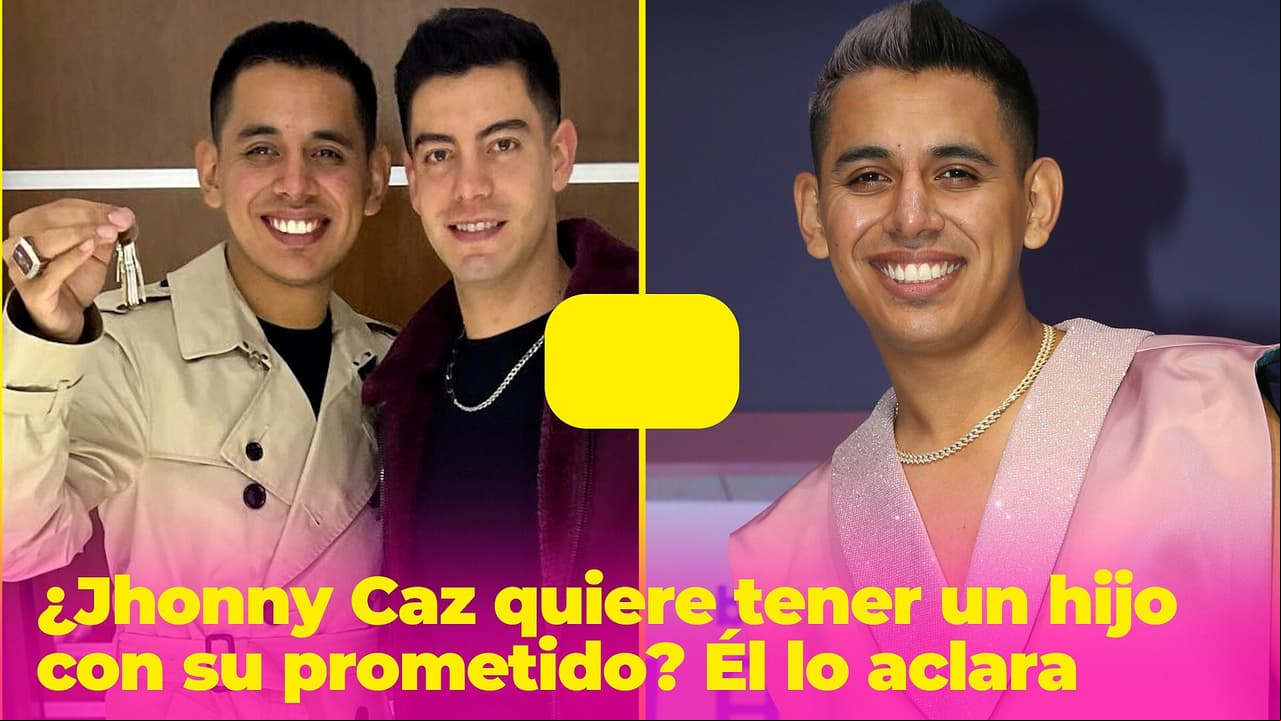 ¿Jhonny Caz quiere tener un hijo con su prometido? Lo aclara en un video