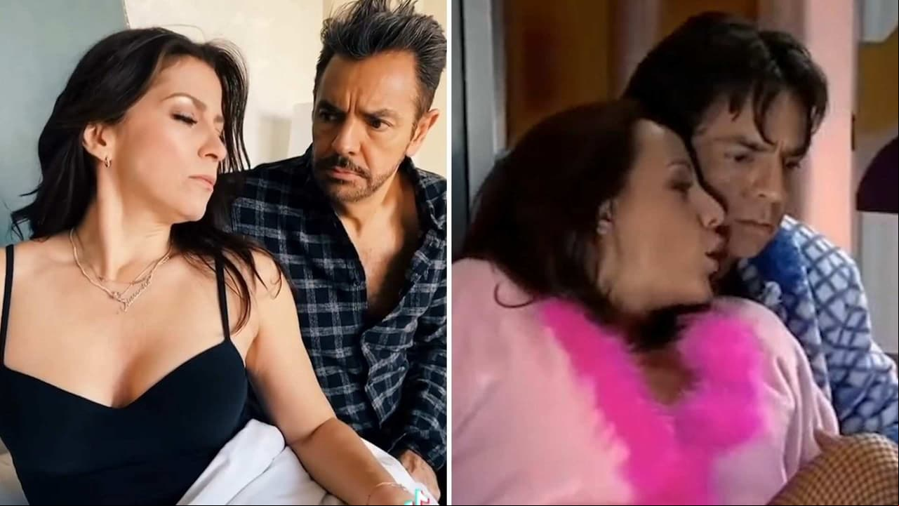 Eugenio Derbez y Alessandra protagonizan 'acalorada' escena de cama al estilo de ‘La Familia P.Luche’
