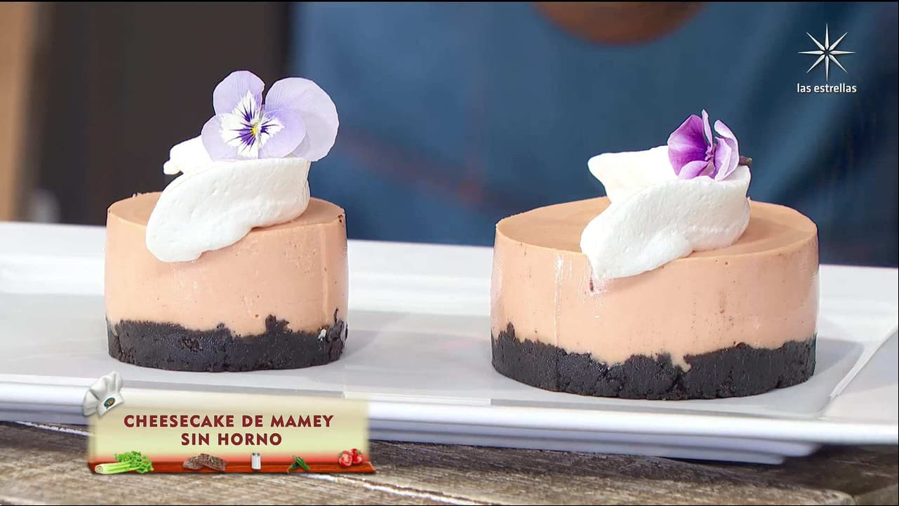 Postre original: Cheesecake de mamey sin horno