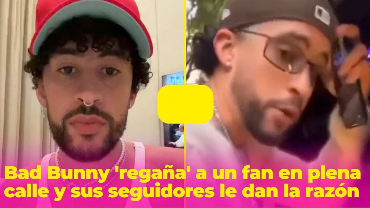 "No debe estar un niño aquí": Bad Bunny se molesta con un fan que le acercó a su bebé