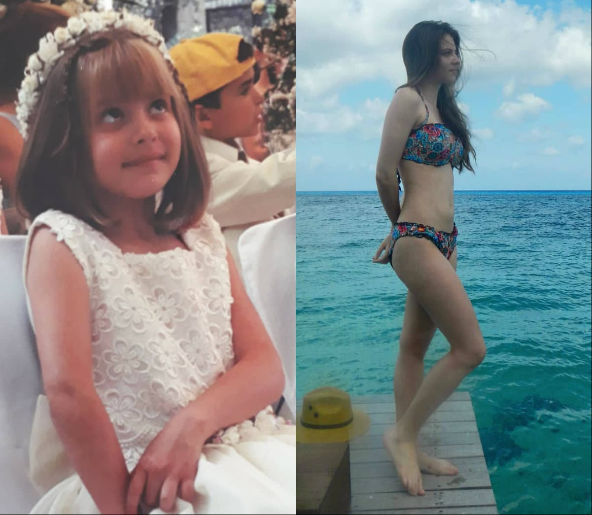 Daniela Aedo es toda una belleza desde niña