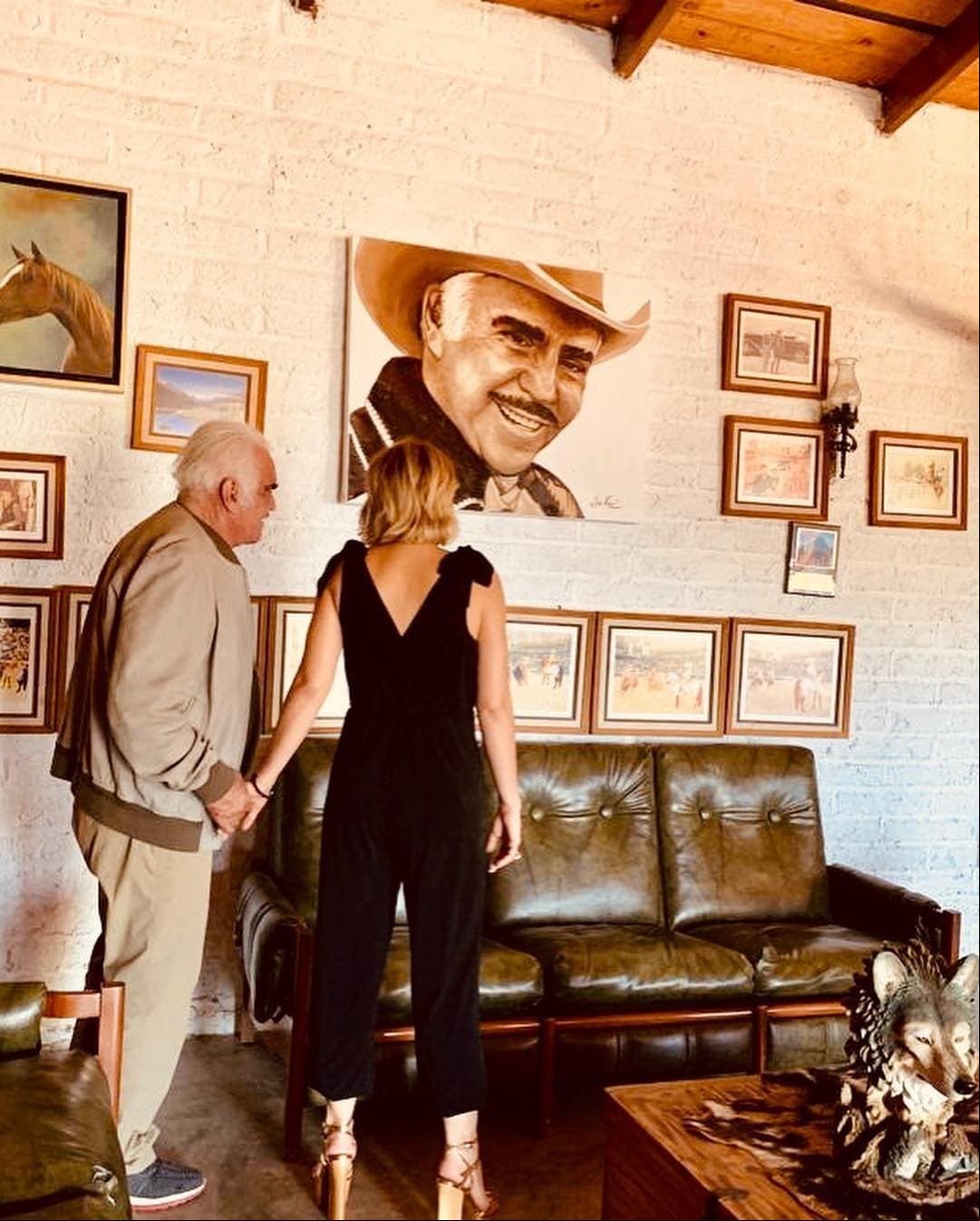 Itatí Cantoral y Vicente Fernández