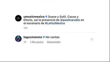 Comentario Alejandra Guzmán para Paulina Rubio