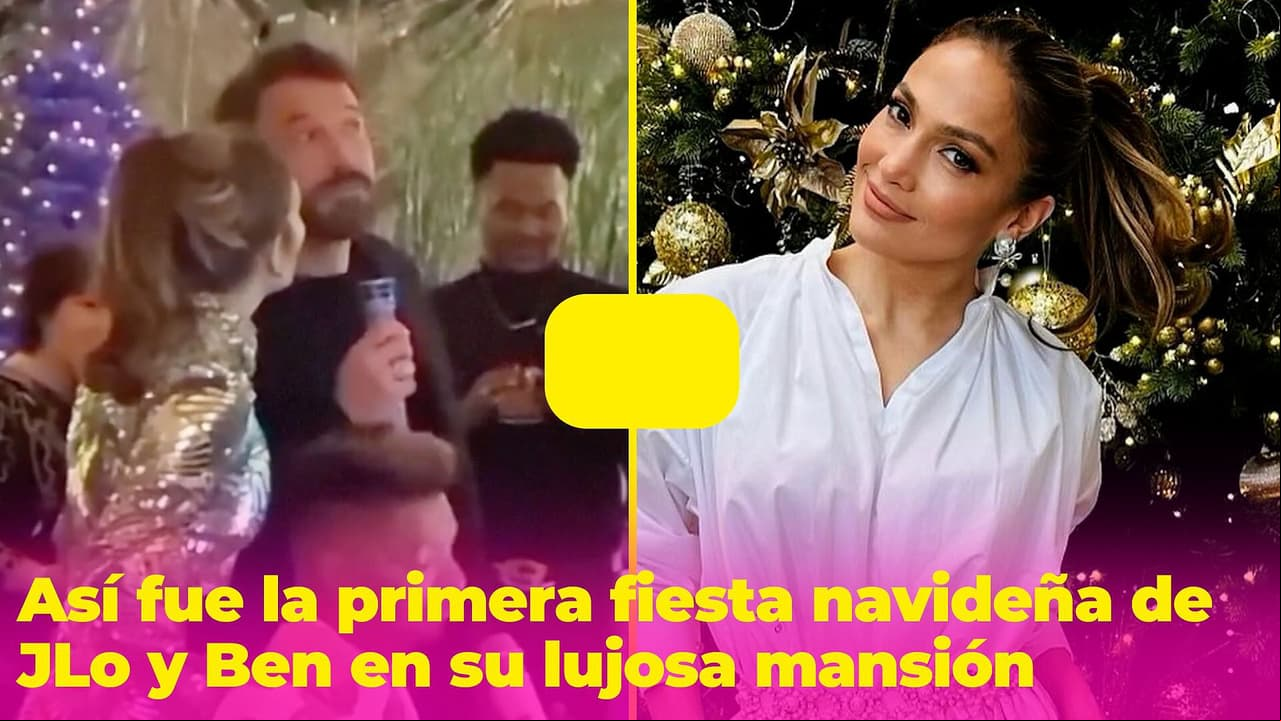 JLo y Ben Affleck celebraron su primera fiesta navideña en su mansión de 60 millones de dólares