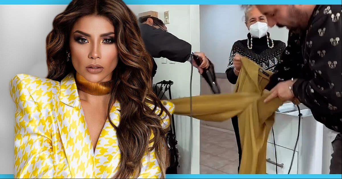 Ferka tuvo complicaciones con su vestuario momentos antes de entrar al aire