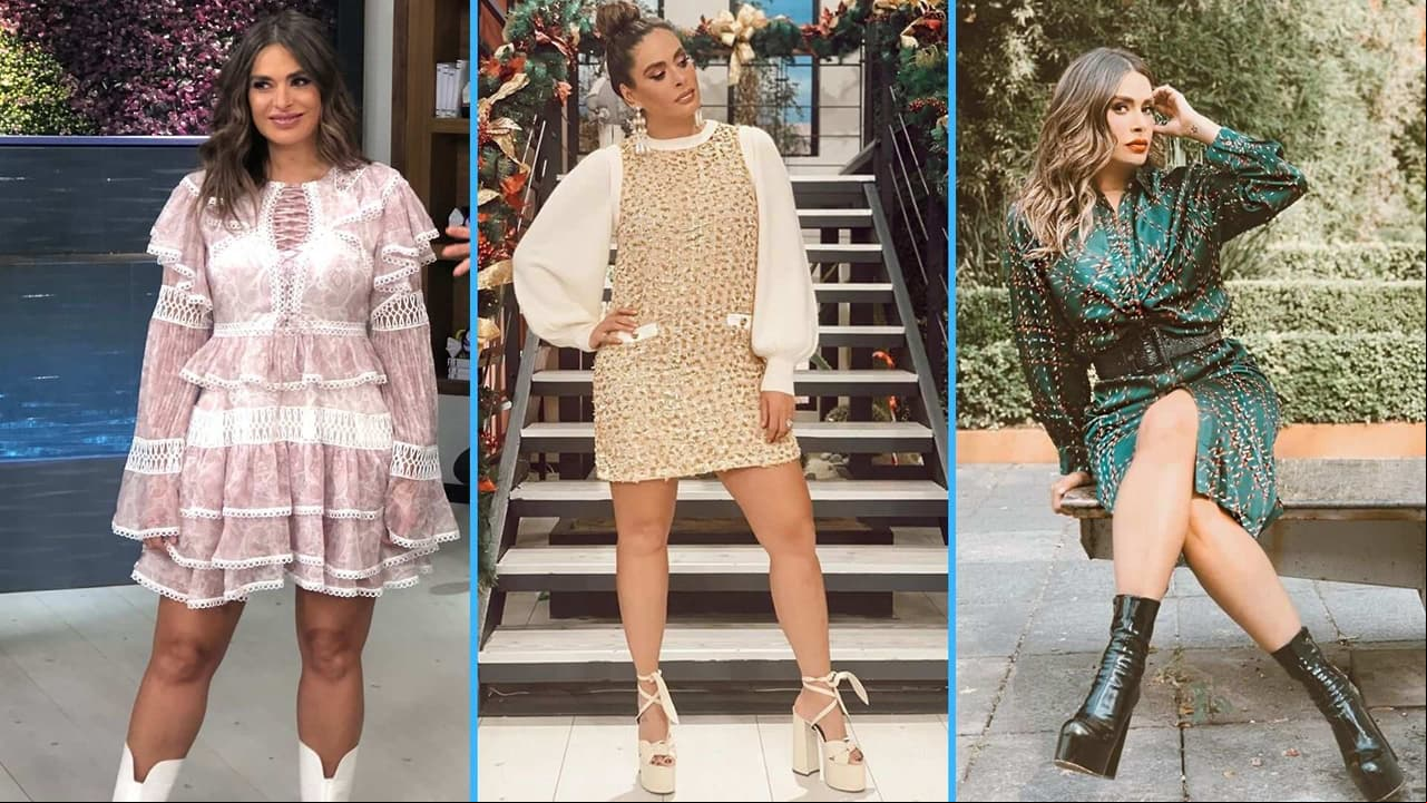 Cuatro looks de Galilea Montijo inspirados para la cena de fin de Año Nuevo