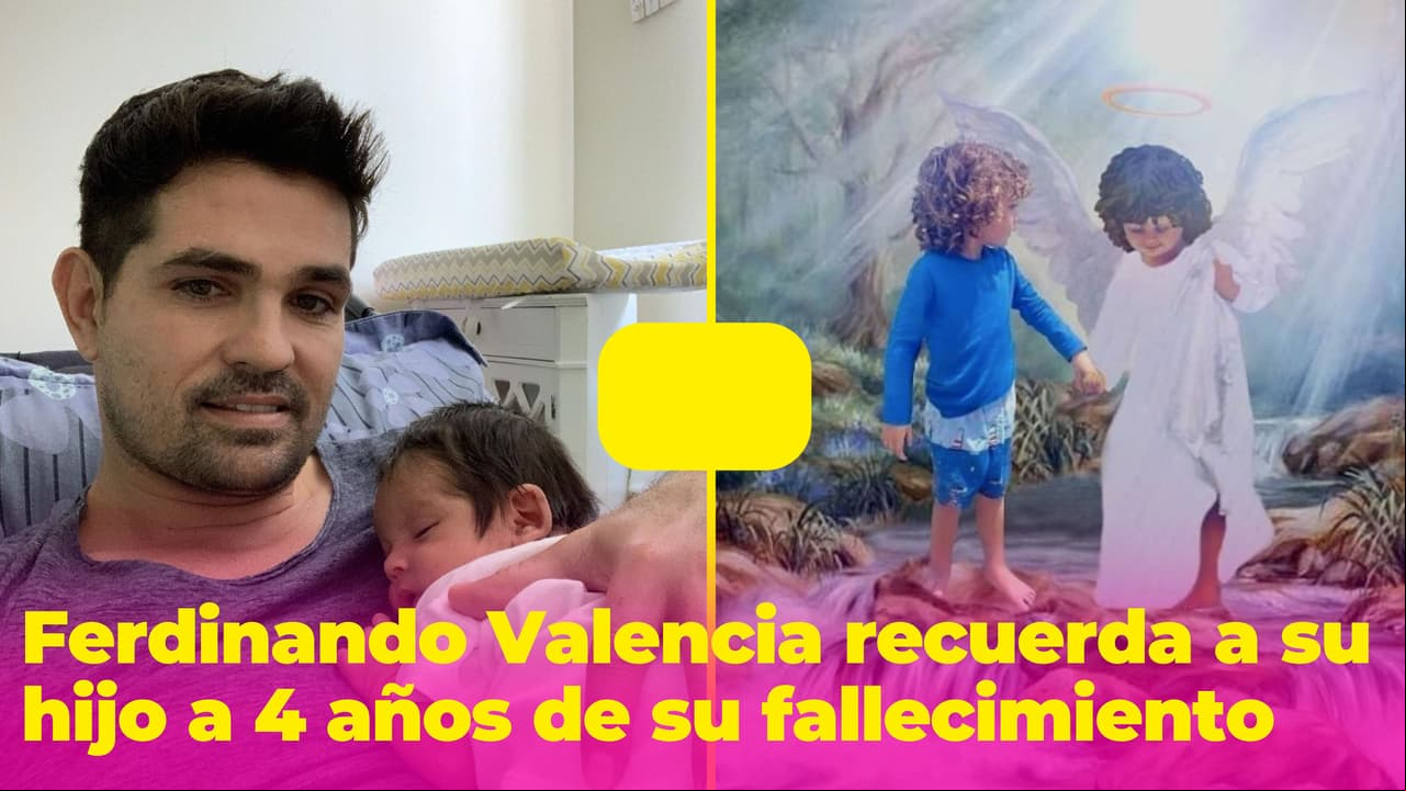 Ferdinando Valencia le dedica un desgarrador mensaje a su hijo a 4 años de su fallecimiento