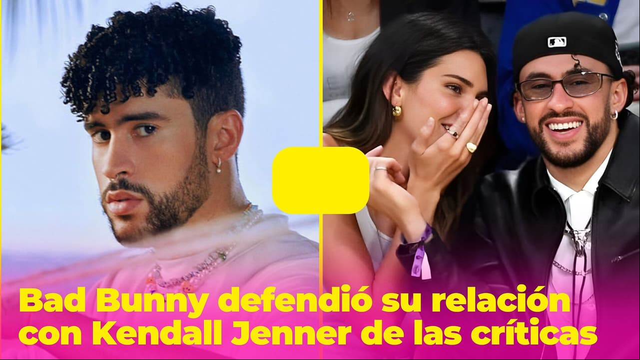 Bad Bunny dio detalles de su relación con Kendall Jenner: Se defendió de quienes lo critican