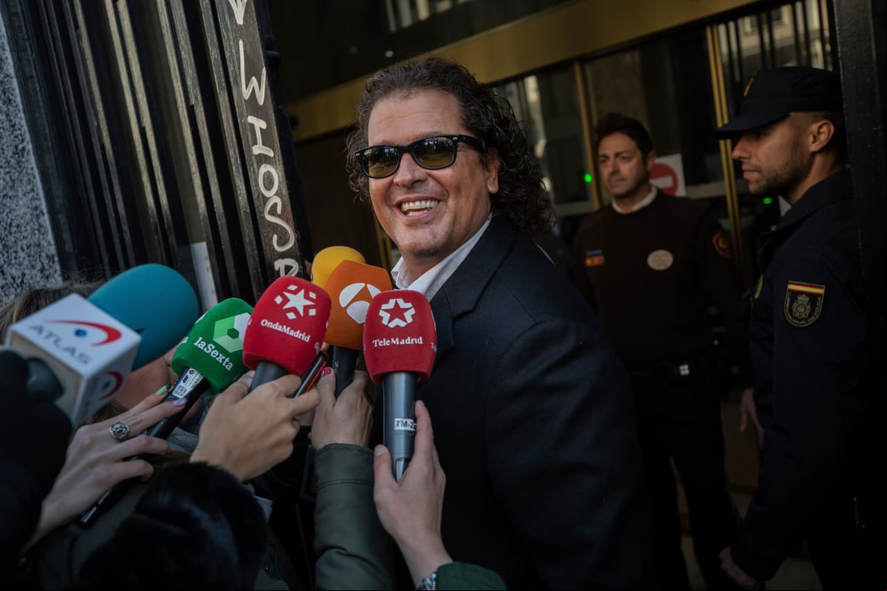 Carlos Vives fue el único que dio declaraciones a la prensa.